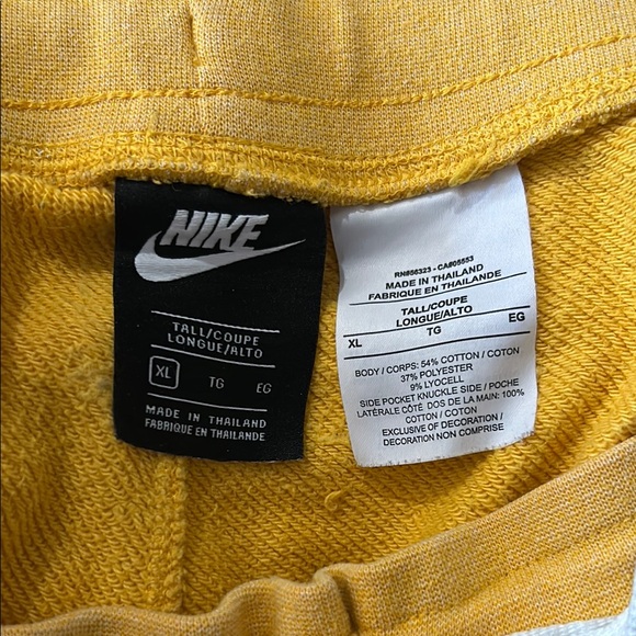 Nike Men's Yellow Shorts - Picture 5 of 5